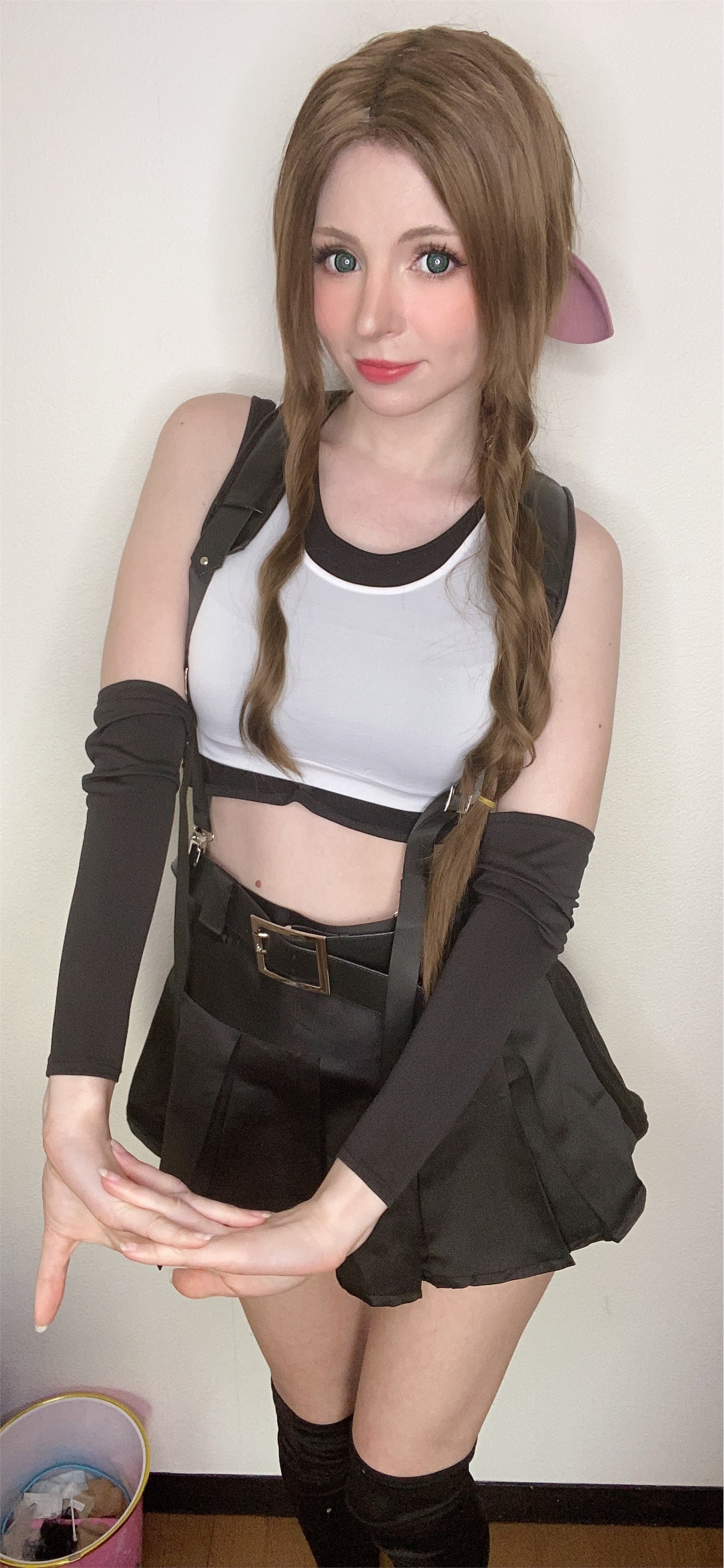 cos Peach milky - Aerith Tifa Swap(22)